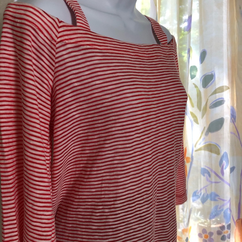 LOFT Cold Shoulder Knit Top - Picture 3 of 8
